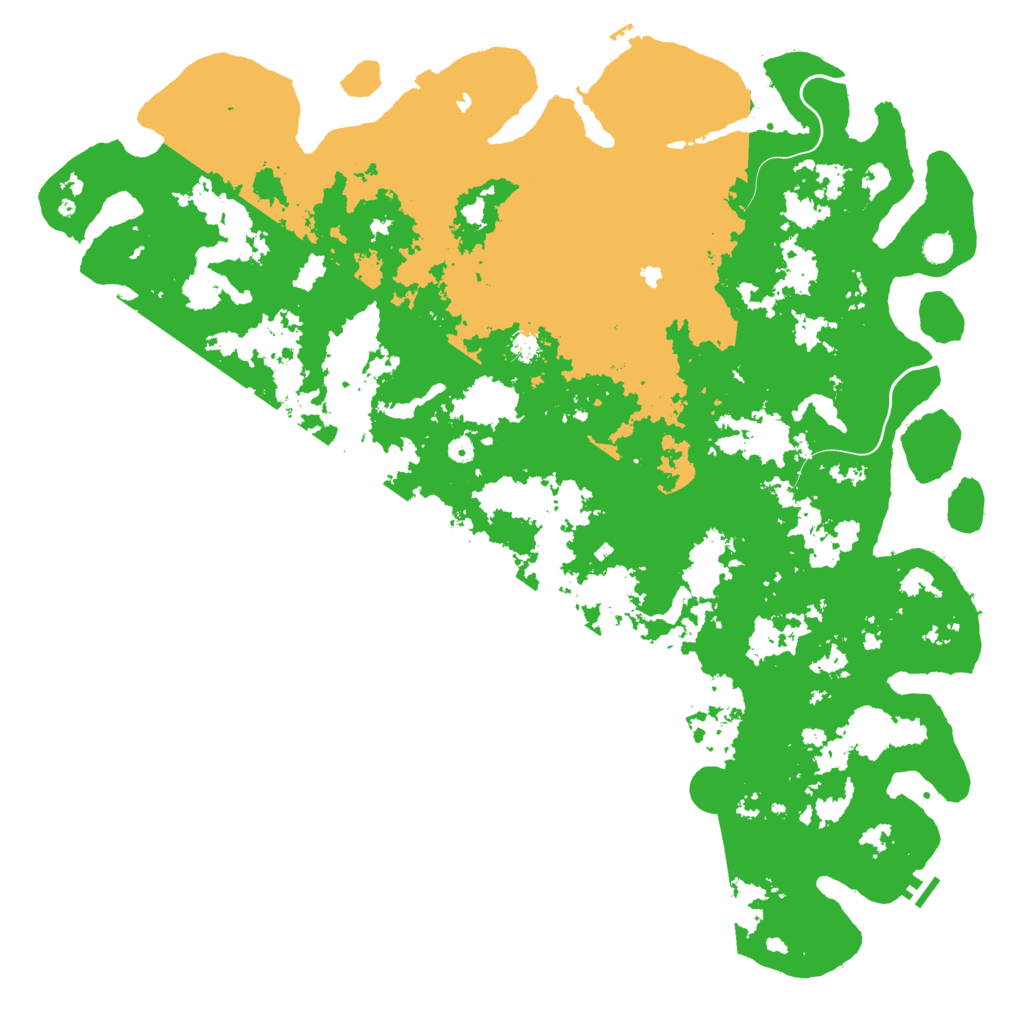 Biome Rust Map: Procedural Map, Size: 6000, Seed: 136754171