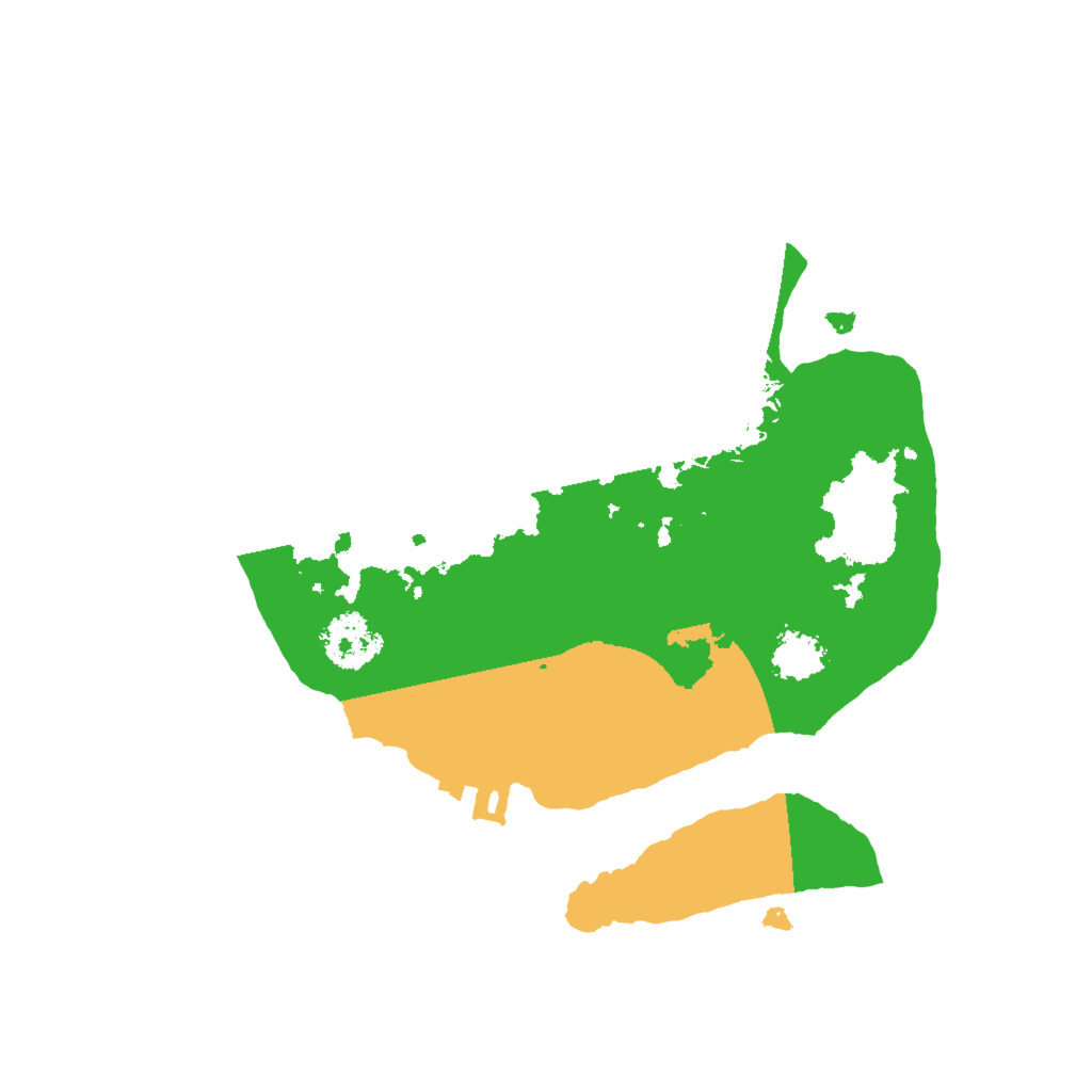 Biome Rust Map: Procedural Map, Size: 2000, Seed: 574480047
