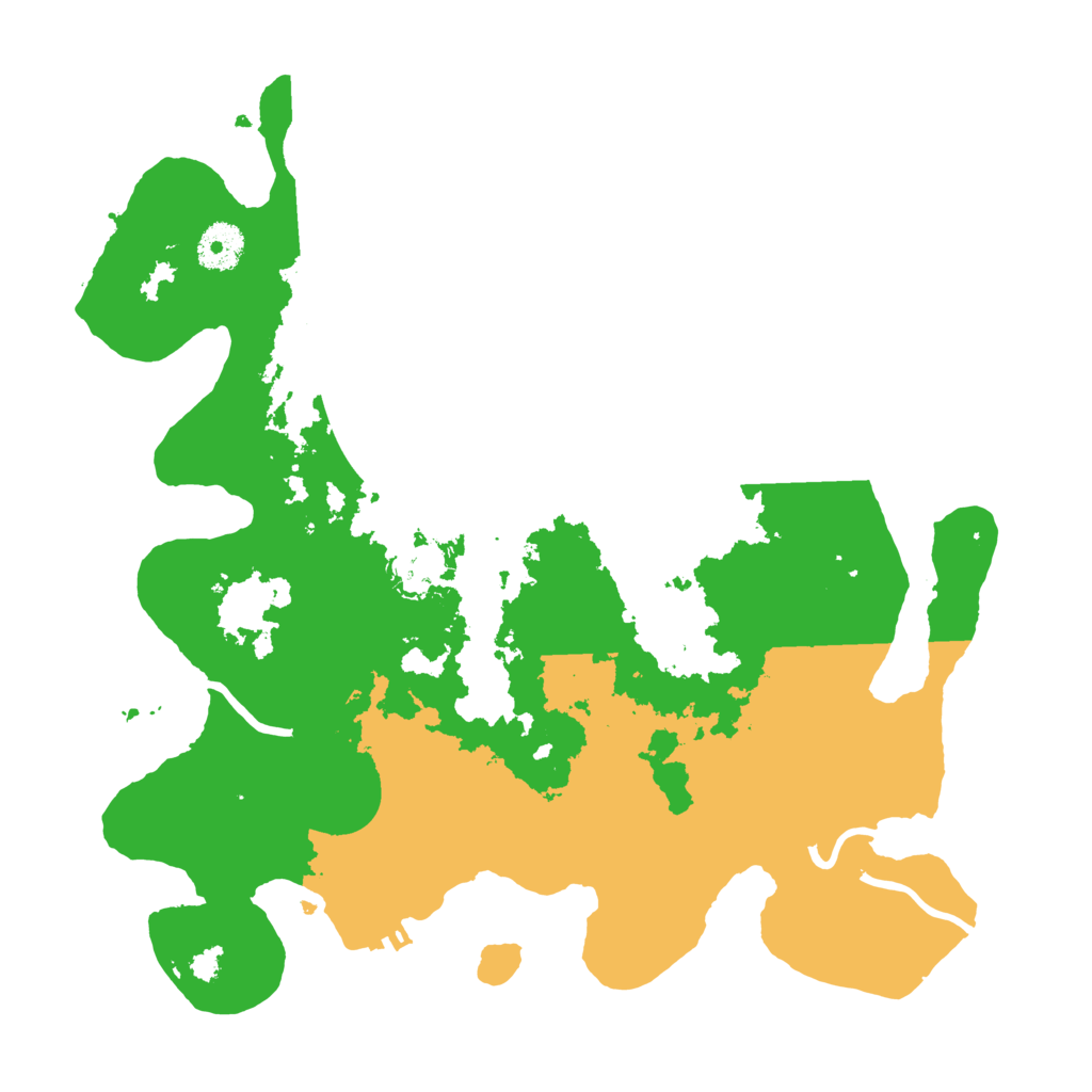 Biome Rust Map: Procedural Map, Size: 3500, Seed: 1209158097