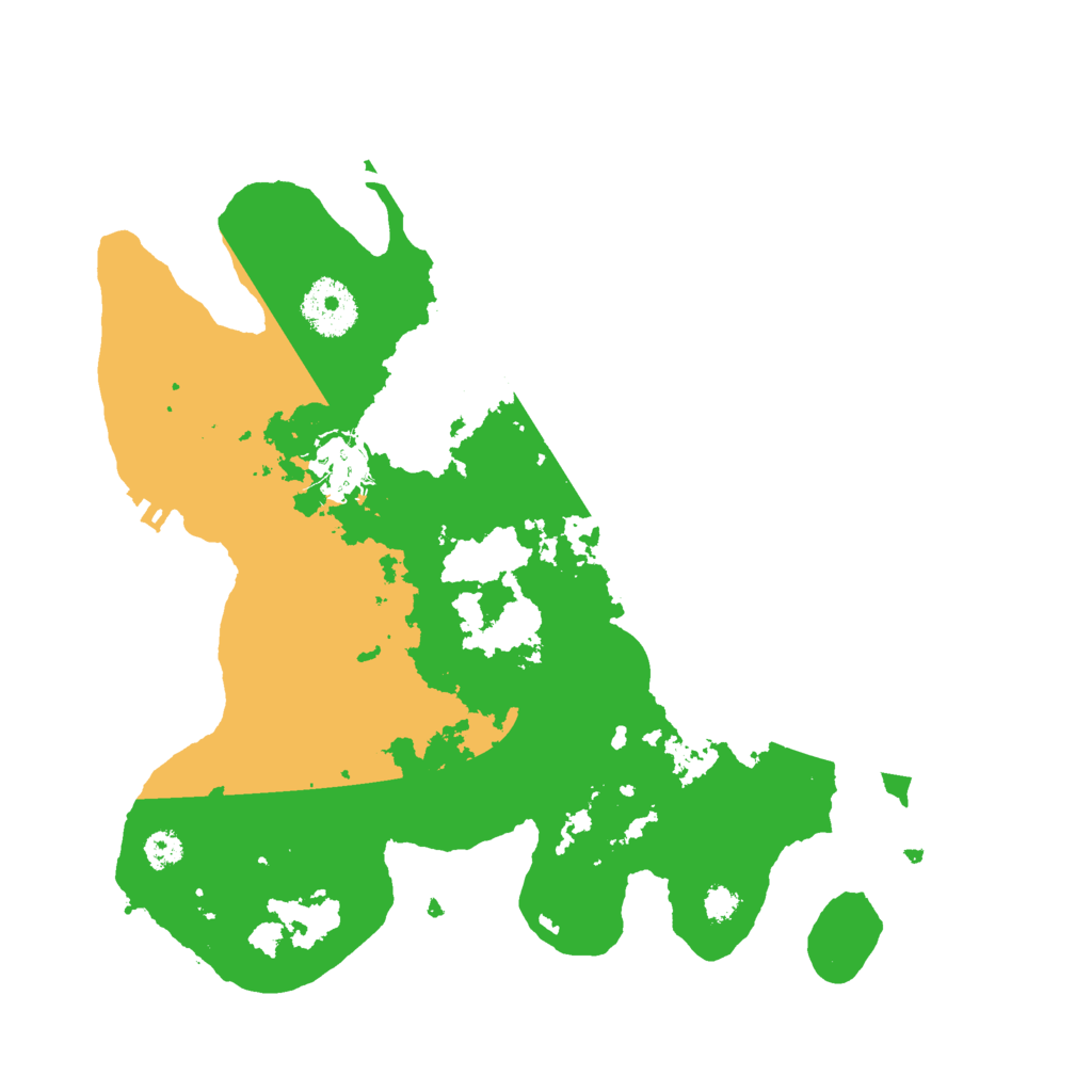 Biome Rust Map: Procedural Map, Size: 3000, Seed: 46186197