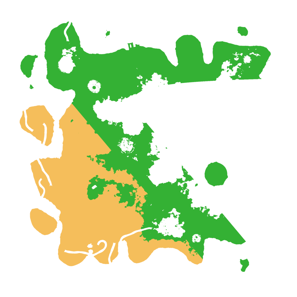Biome Rust Map: Procedural Map, Size: 3500, Seed: 1234789