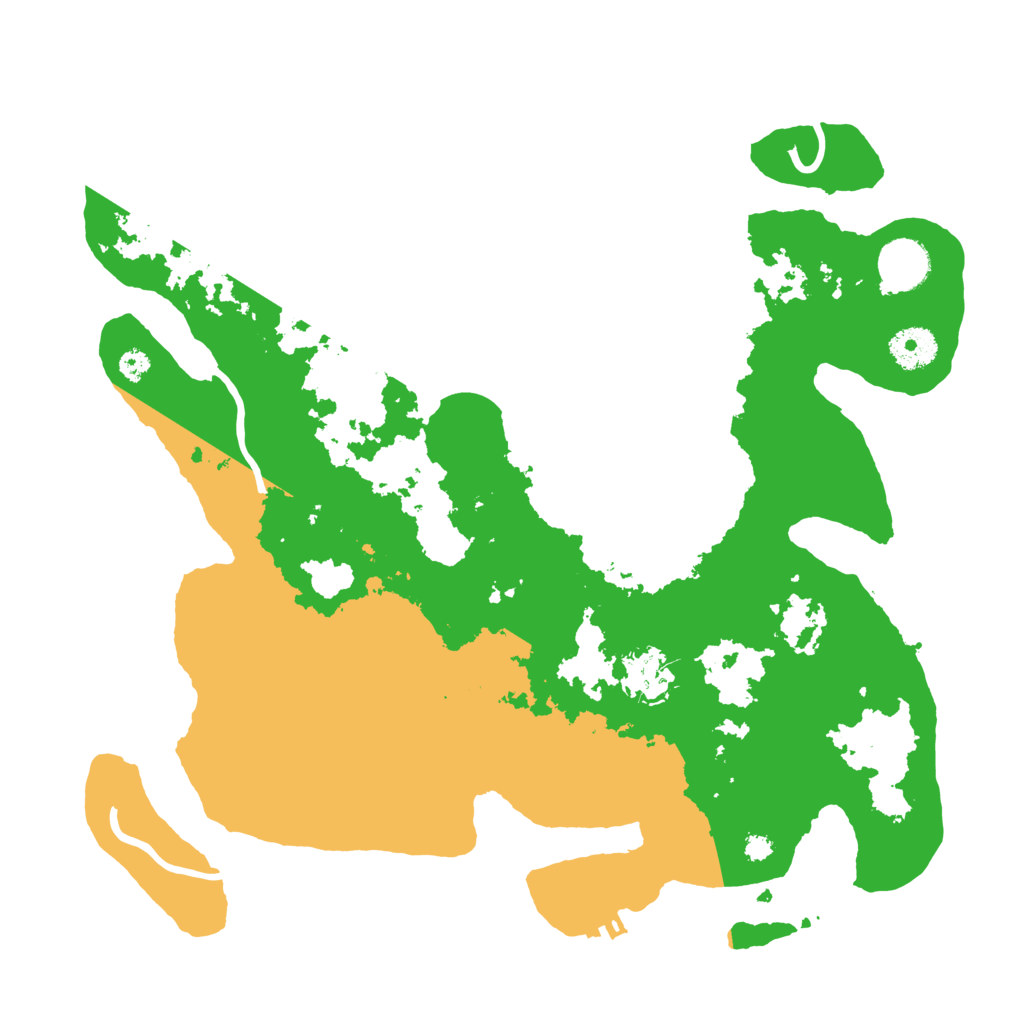 Biome Rust Map: Procedural Map, Size: 3500, Seed: 1400