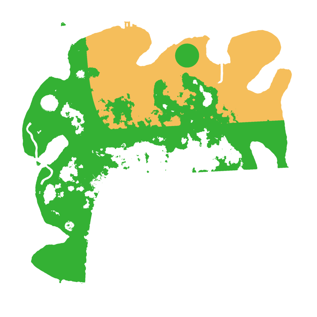 Biome Rust Map: Procedural Map, Size: 3500, Seed: 1145481845