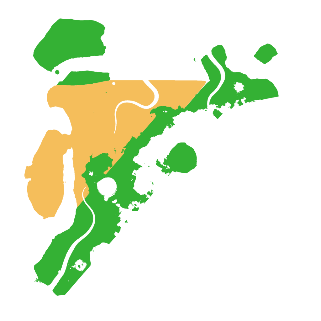 Biome Rust Map: Procedural Map, Size: 3000, Seed: 1598680996
