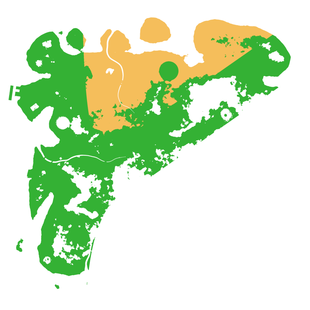 Biome Rust Map: Procedural Map, Size: 4250, Seed: 1143684885