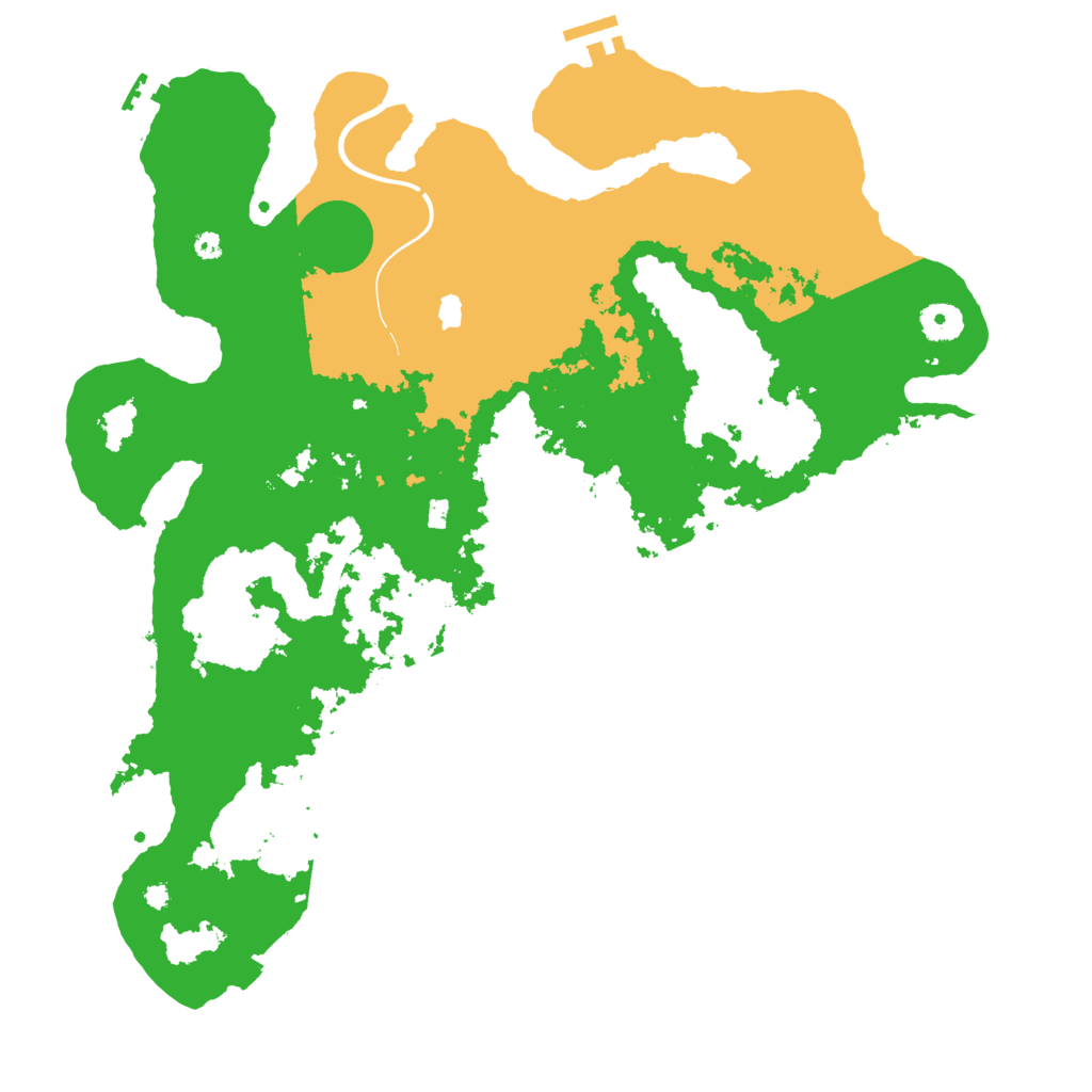 Biome Rust Map: Procedural Map, Size: 4000, Seed: 39870465