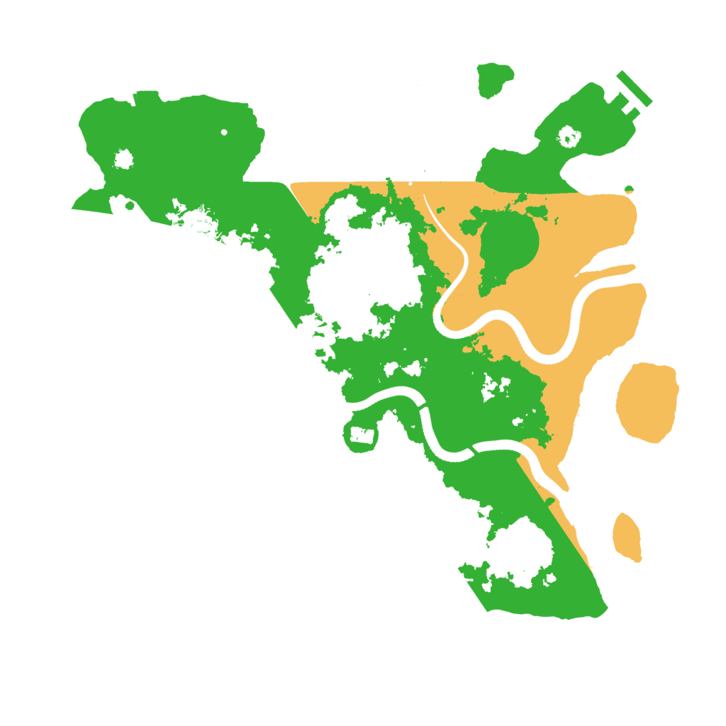 Biome Rust Map: Procedural Map, Size: 3341, Seed: 13826