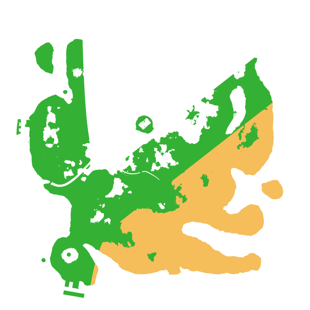 Biome Rust Map: Procedural Map, Size: 3000, Seed: 517237071