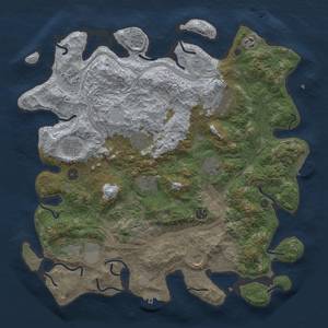 Thumbnail Rust Map: Procedural Map, Size: 4250, Seed: 1563124422, 20 Monuments