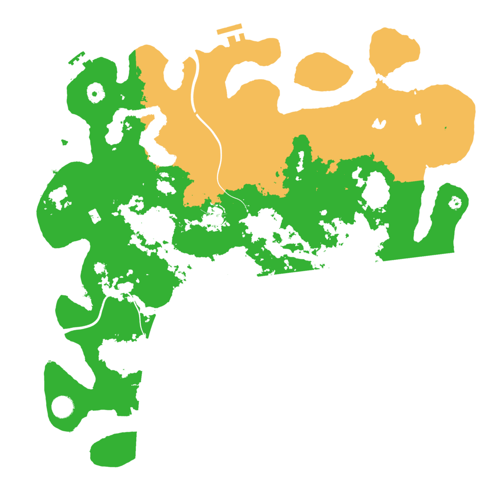 Biome Rust Map: Procedural Map, Size: 4000, Seed: 206935962