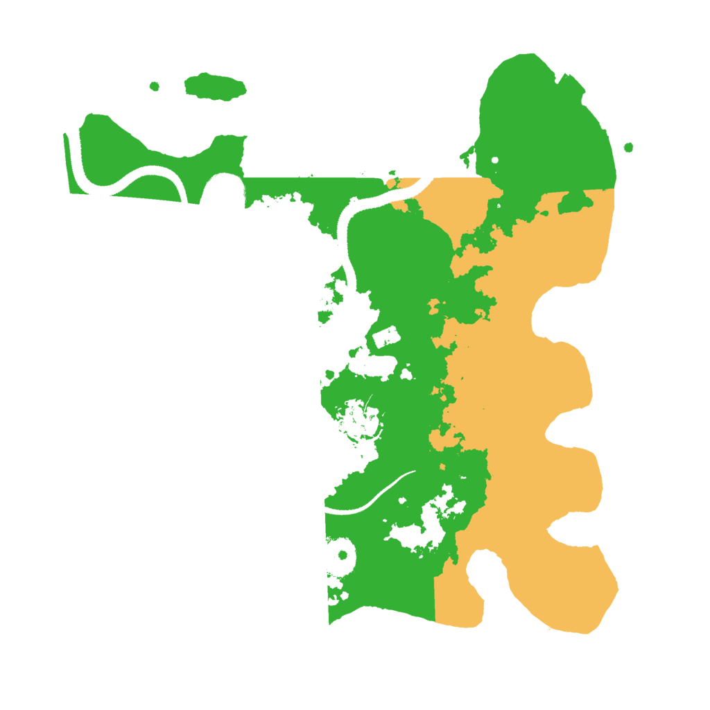 Biome Rust Map: Procedural Map, Size: 3000, Seed: 370038642
