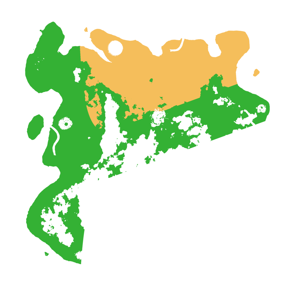Biome Rust Map: Procedural Map, Size: 3500, Seed: 30254215