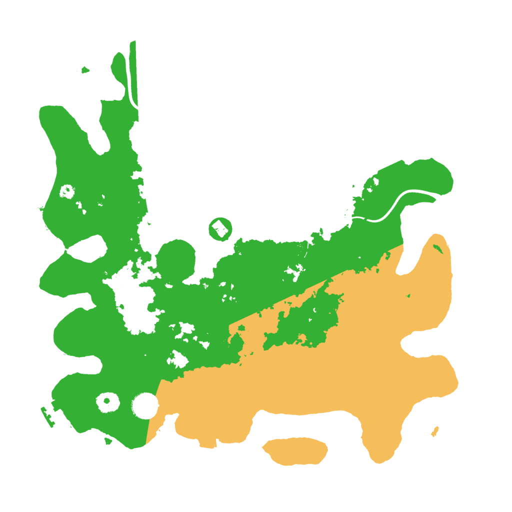 Biome Rust Map: Procedural Map, Size: 3500, Seed: 84416773