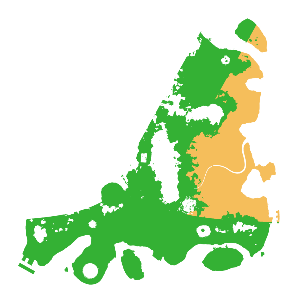 Biome Rust Map: Procedural Map, Size: 3500, Seed: 28050395