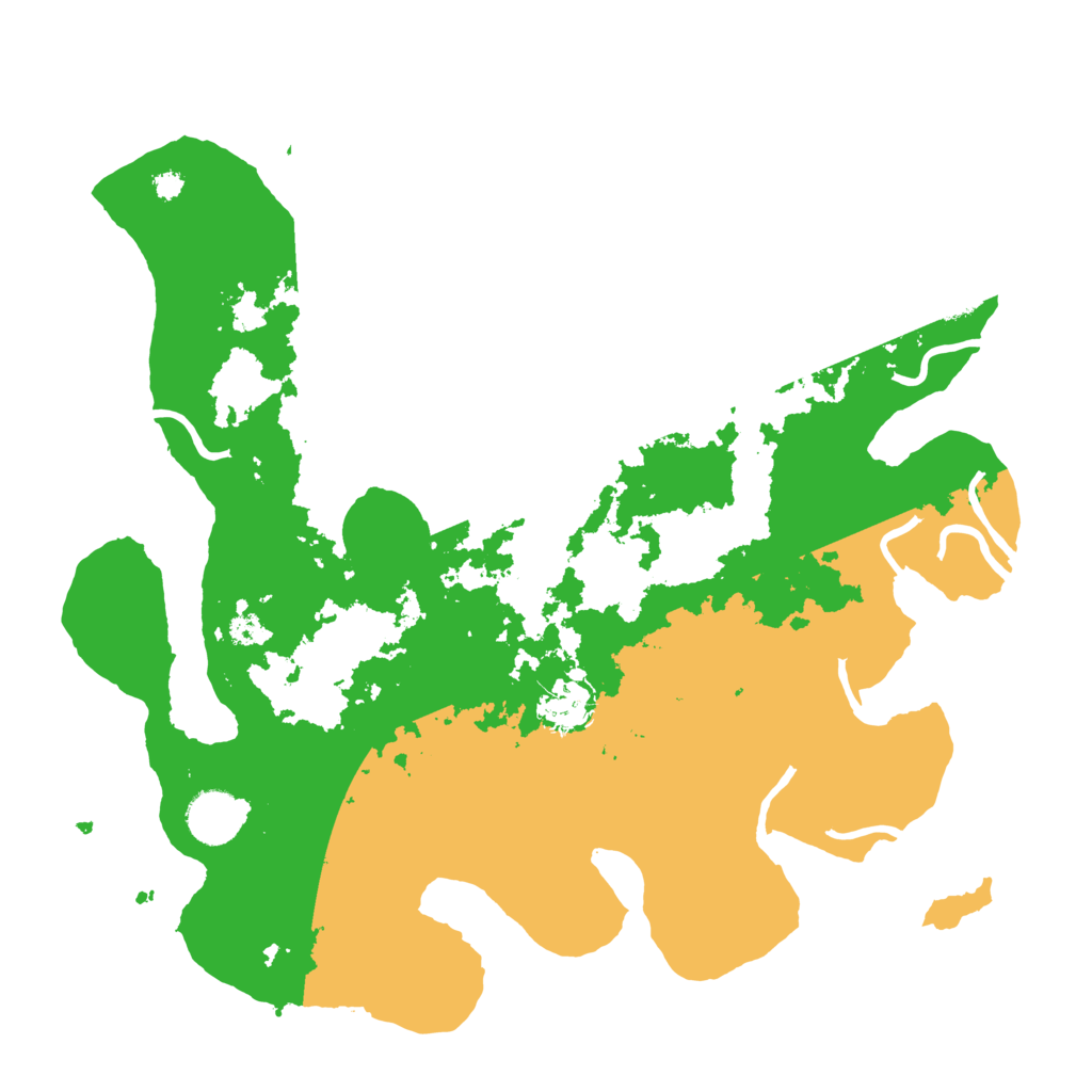 Biome Rust Map: Procedural Map, Size: 3500, Seed: 57092217