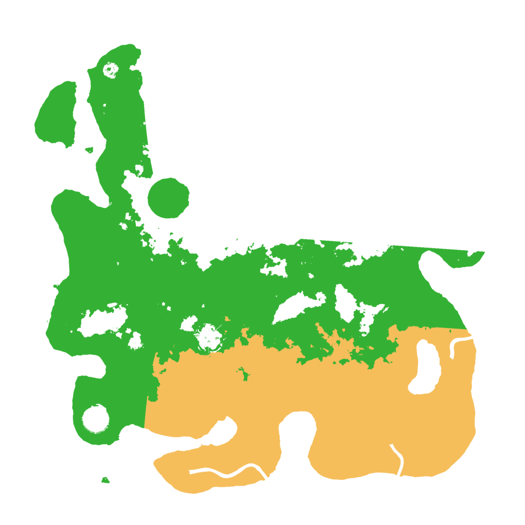 Biome Rust Map: Procedural Map, Size: 3500, Seed: 16677062