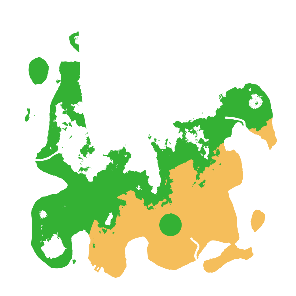 Biome Rust Map: Procedural Map, Size: 3500, Seed: 26805596