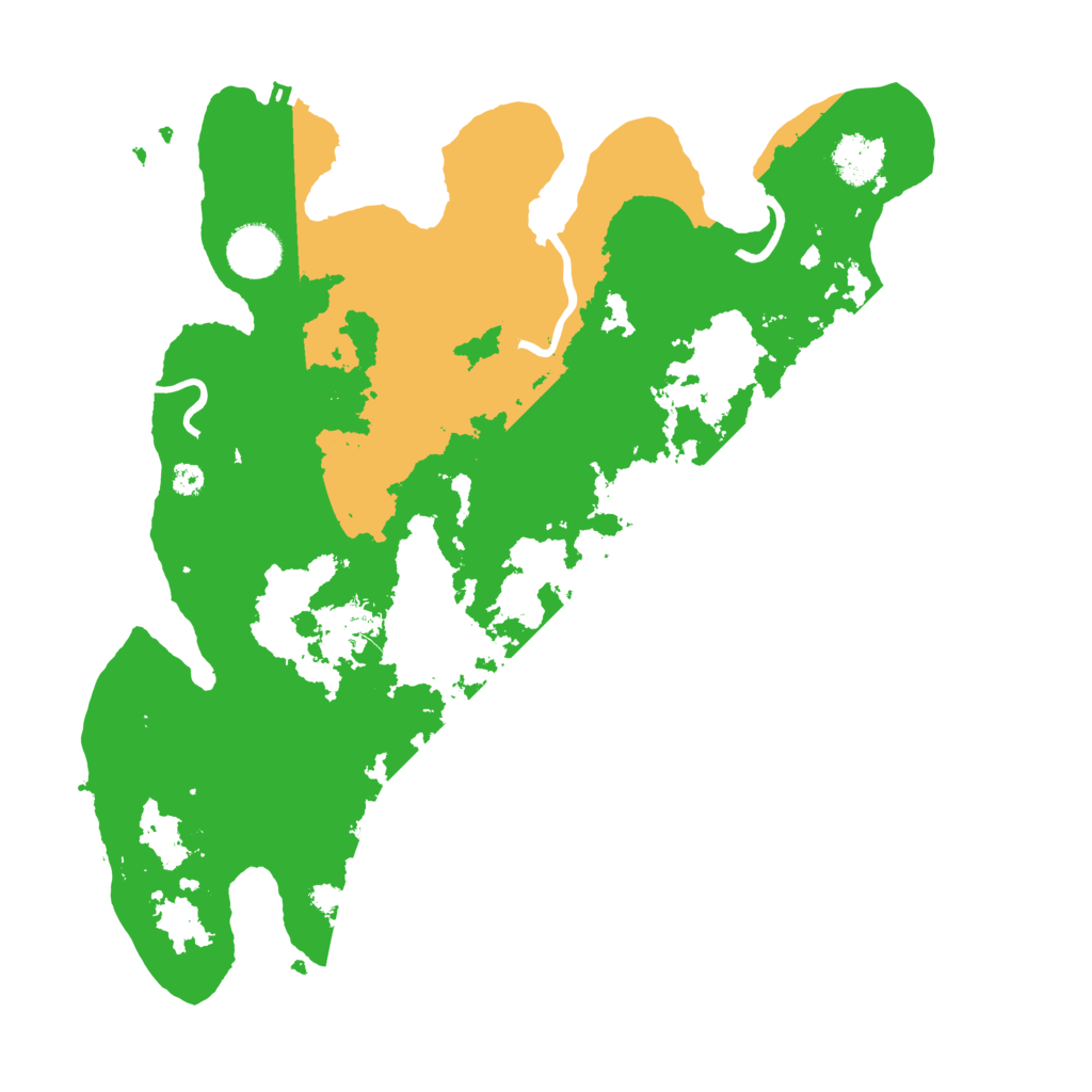 Biome Rust Map: Procedural Map, Size: 3500, Seed: 853613189