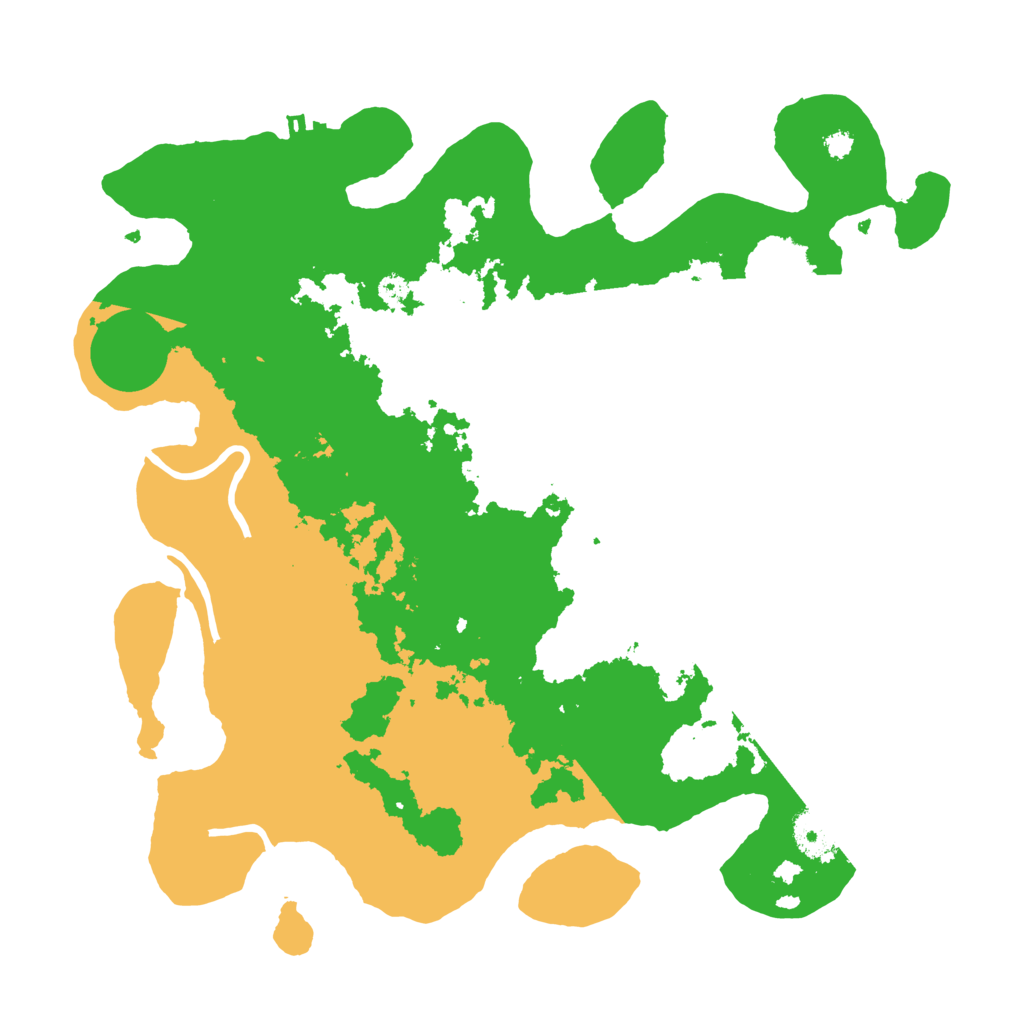 Biome Rust Map: Procedural Map, Size: 3500, Seed: 32633043