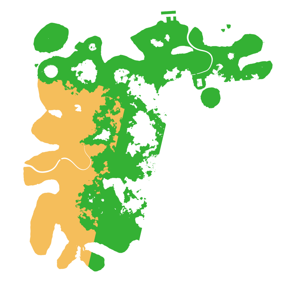 Biome Rust Map: Procedural Map, Size: 4000, Seed: 109409621
