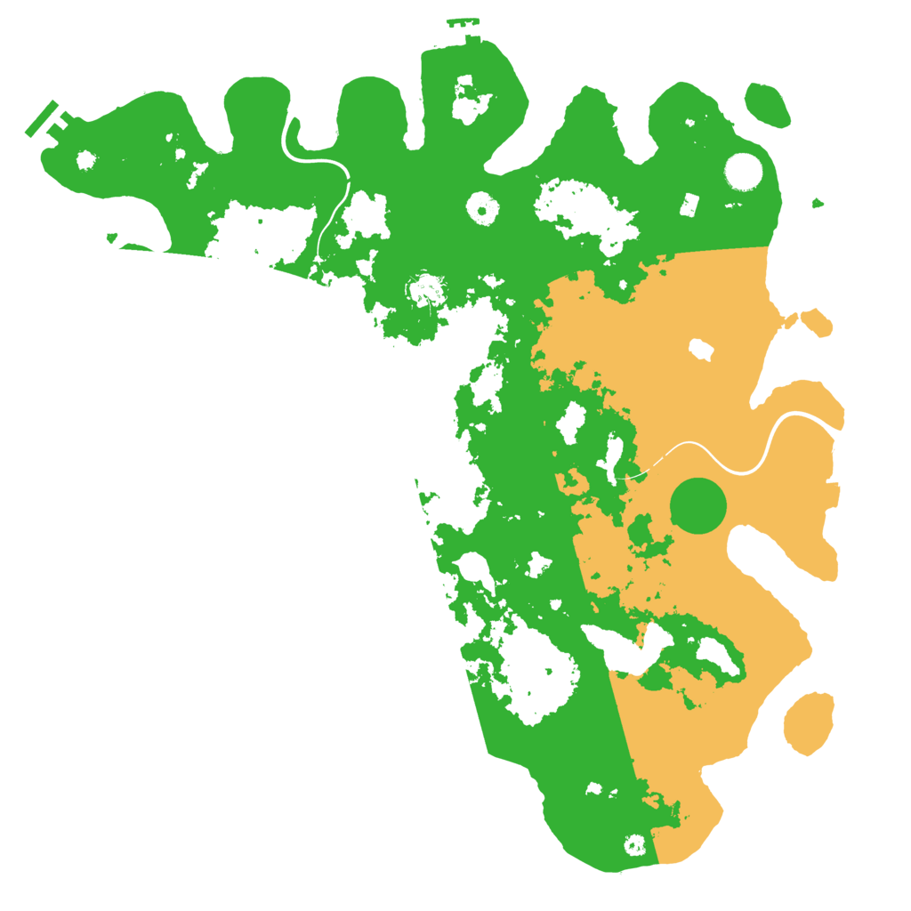 Biome Rust Map: Procedural Map, Size: 4250, Seed: 1401737800