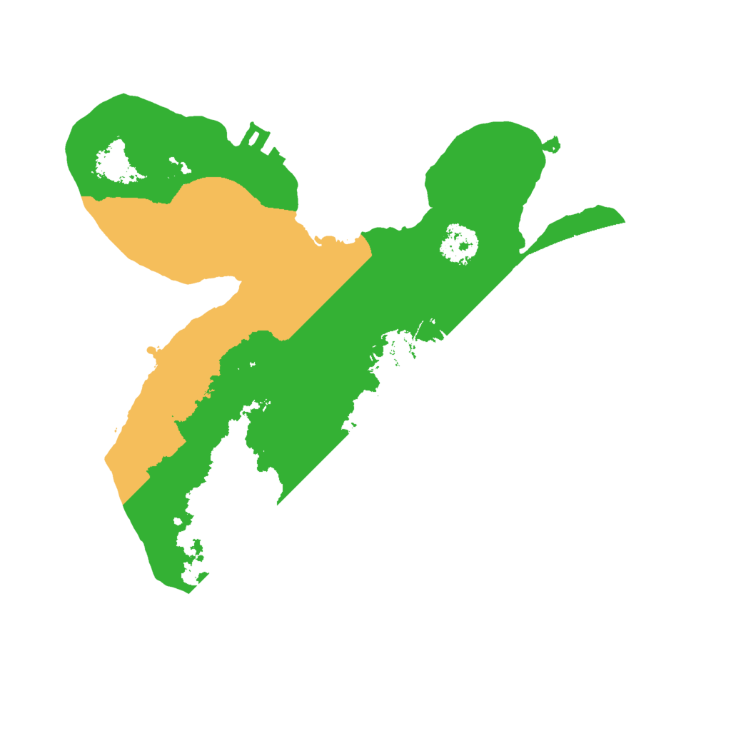 Biome Rust Map: Procedural Map, Size: 2000, Seed: 742542023