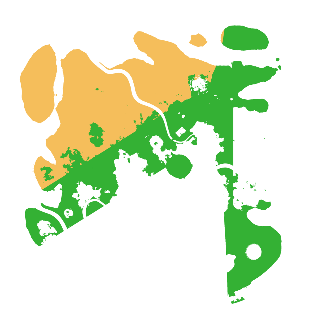 Biome Rust Map: Procedural Map, Size: 3500, Seed: 17463648