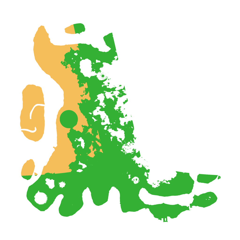 Biome Rust Map: Procedural Map, Size: 3500, Seed: 37571189