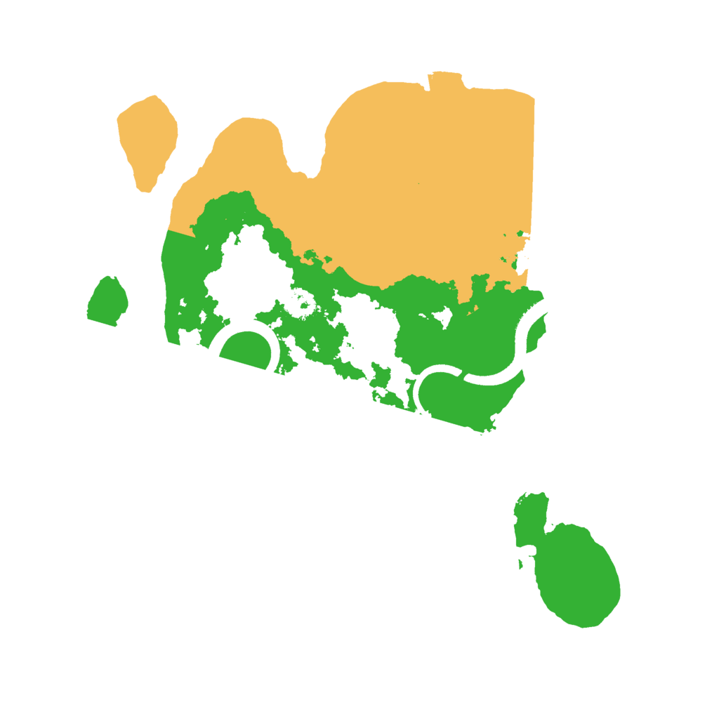 Biome Rust Map: Procedural Map, Size: 2500, Seed: 374327692