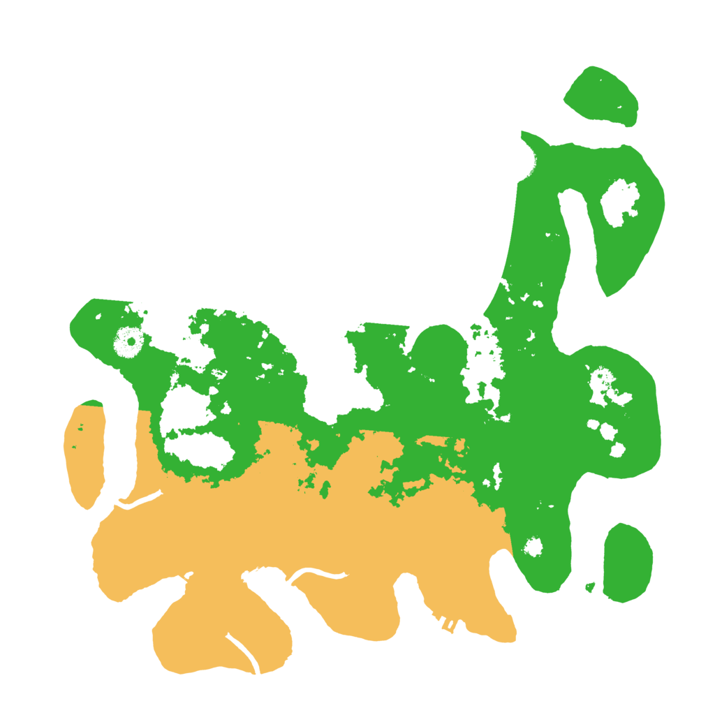 Biome Rust Map: Procedural Map, Size: 3500, Seed: 26431618