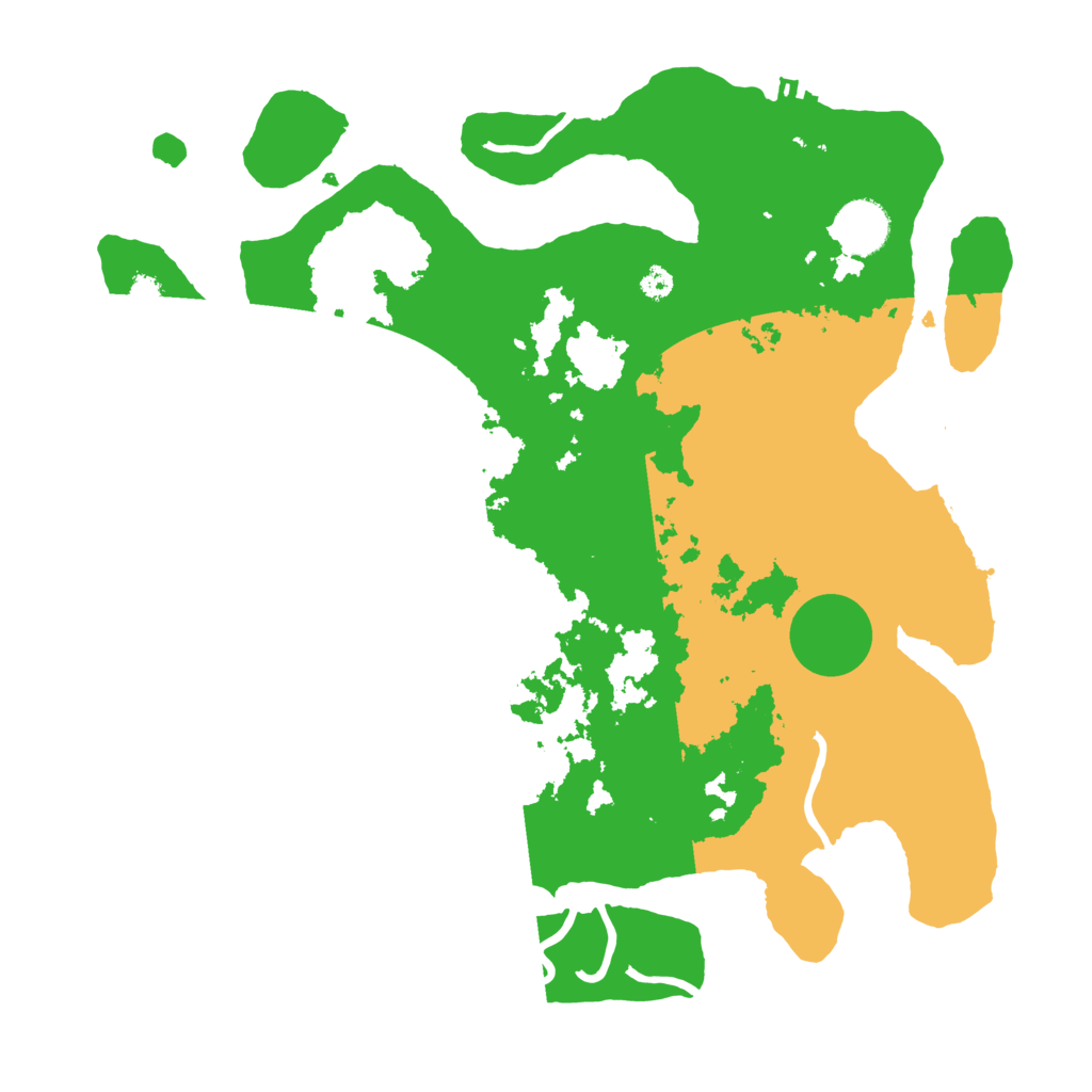 Biome Rust Map: Procedural Map, Size: 3500, Seed: 37022643