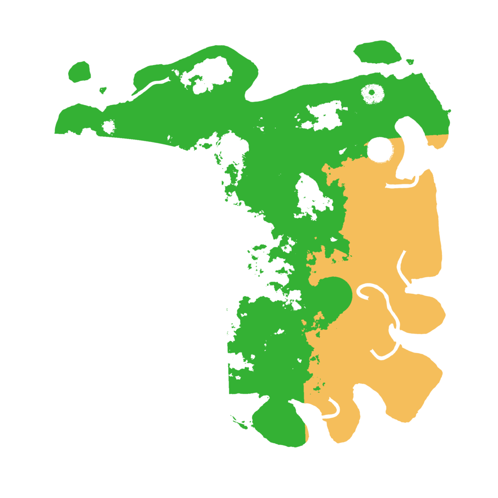 Biome Rust Map: Procedural Map, Size: 3500, Seed: 98096471
