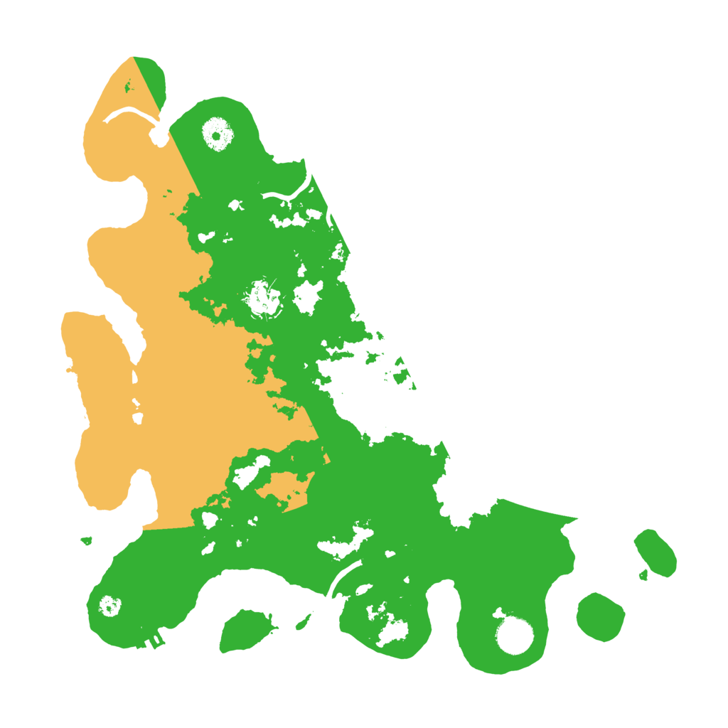 Biome Rust Map: Procedural Map, Size: 3500, Seed: 94126184