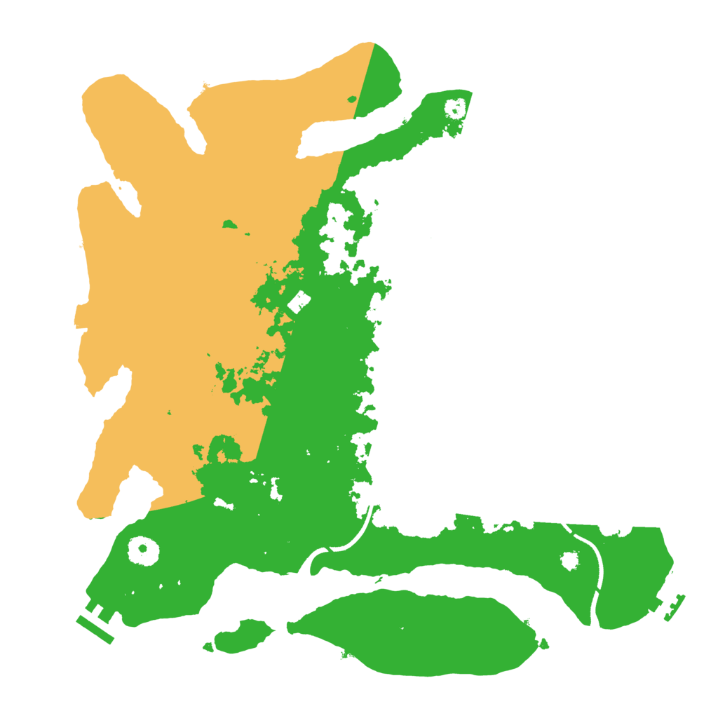 Biome Rust Map: Procedural Map, Size: 3500, Seed: 39691039