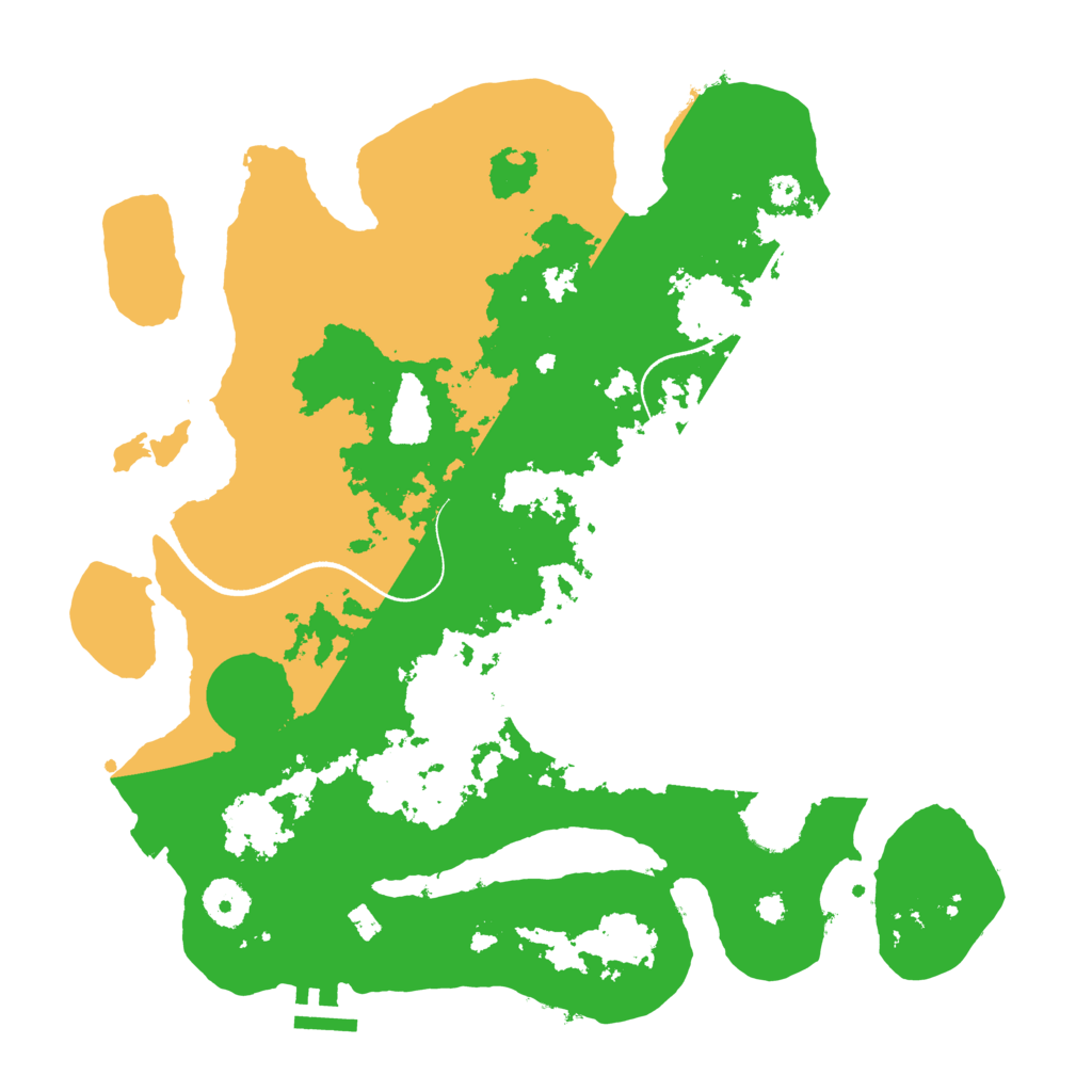 Biome Rust Map: Procedural Map, Size: 3500, Seed: 2937559