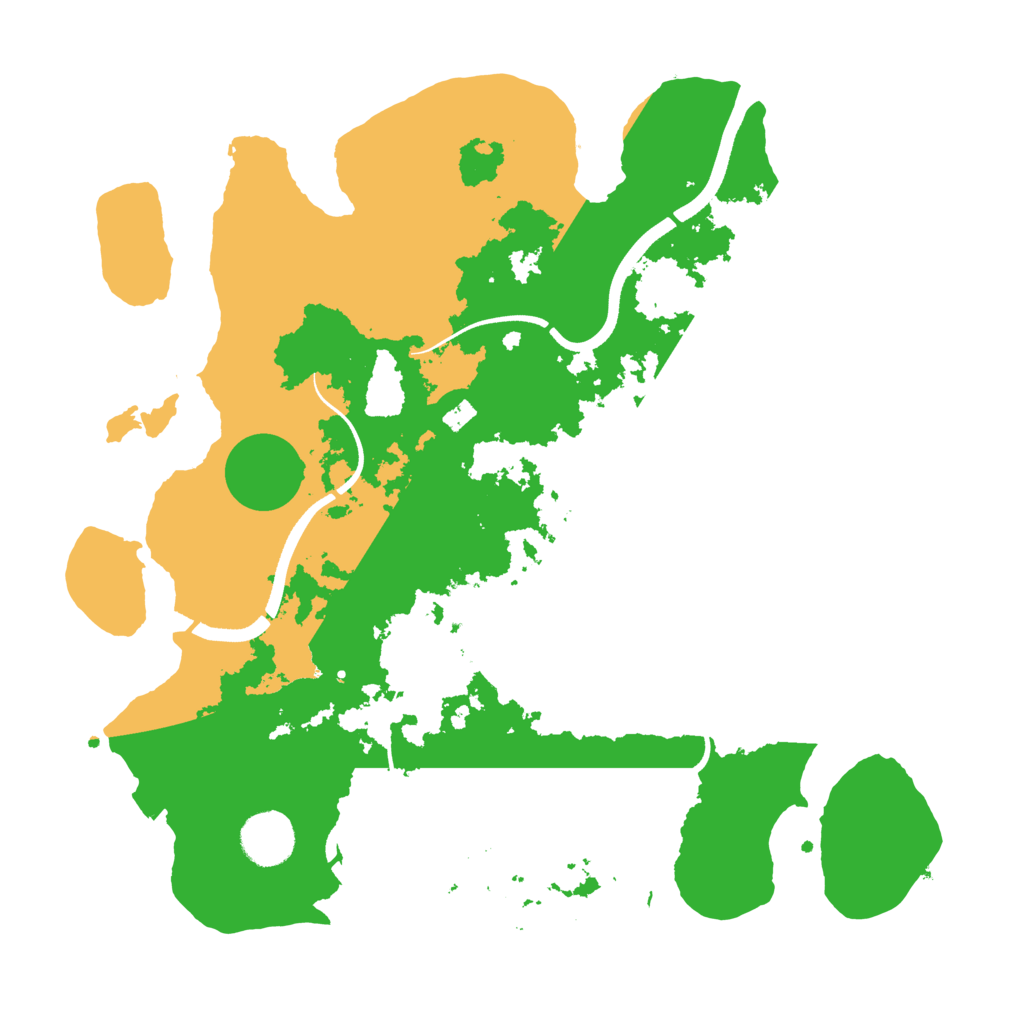 Biome Rust Map: Procedural Map, Size: 3500, Seed: 2937559