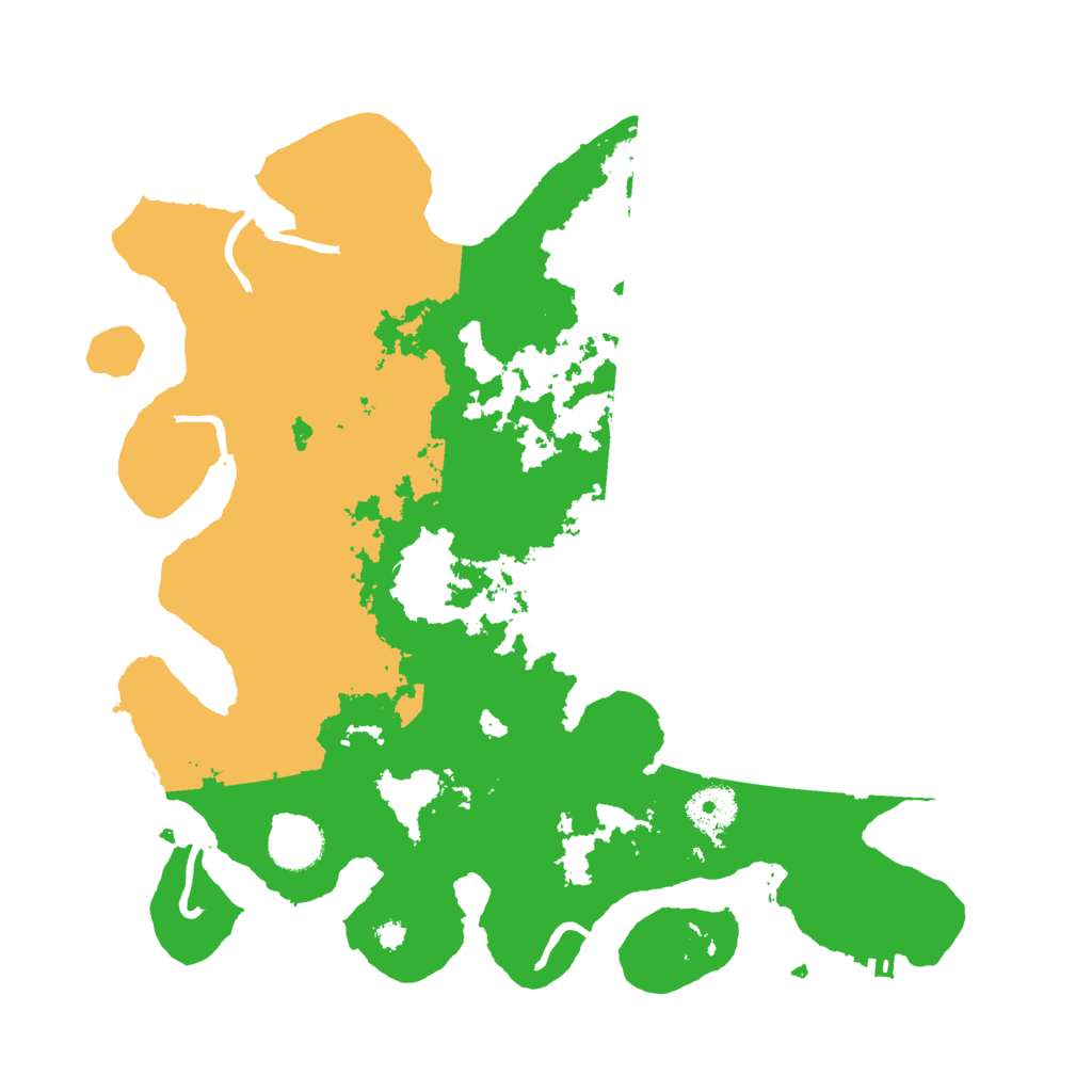 Biome Rust Map: Procedural Map, Size: 3500, Seed: 88386587