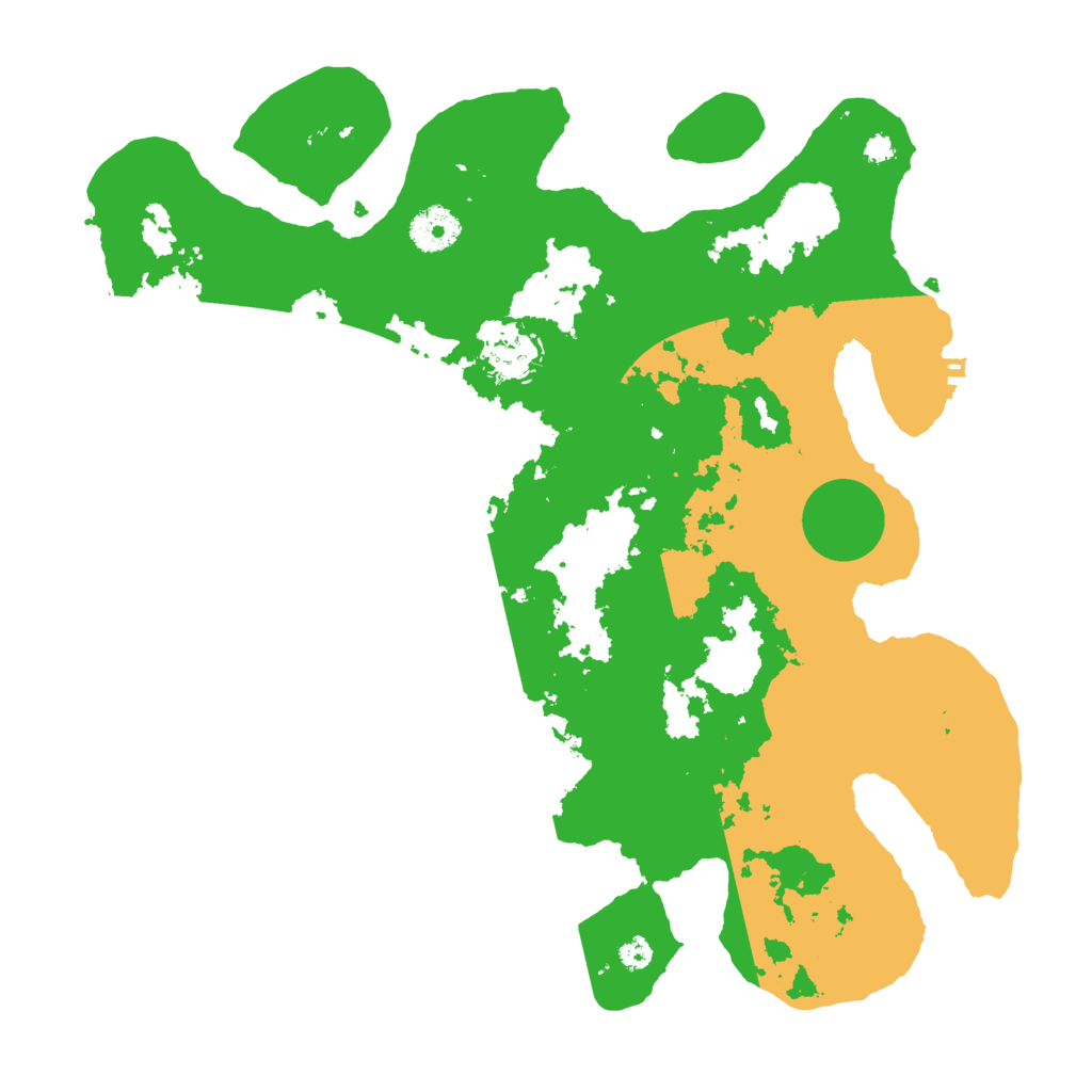 Biome Rust Map: Procedural Map, Size: 3500, Seed: 46140853