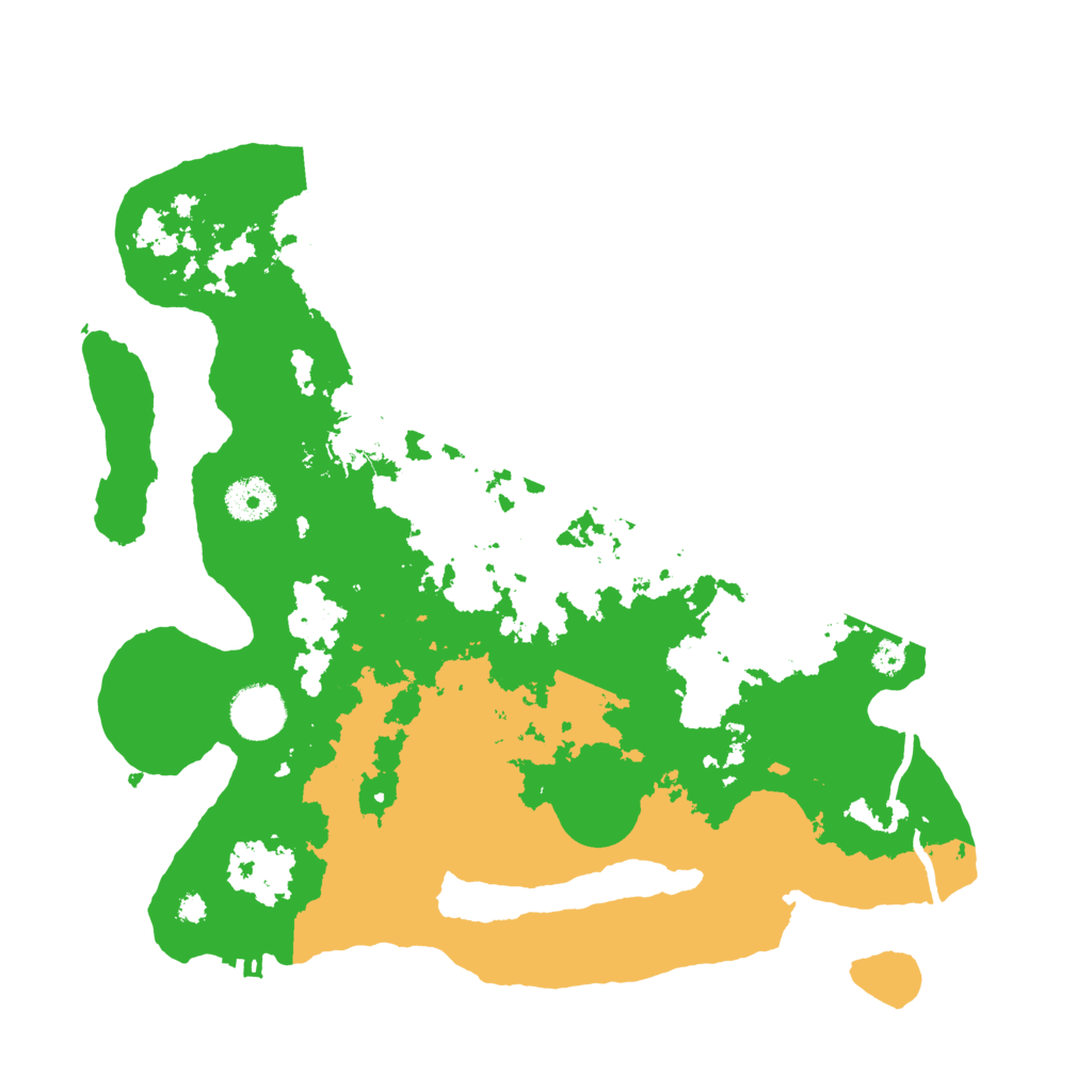 Biome Rust Map: Procedural Map, Size: 3500, Seed: 13894938