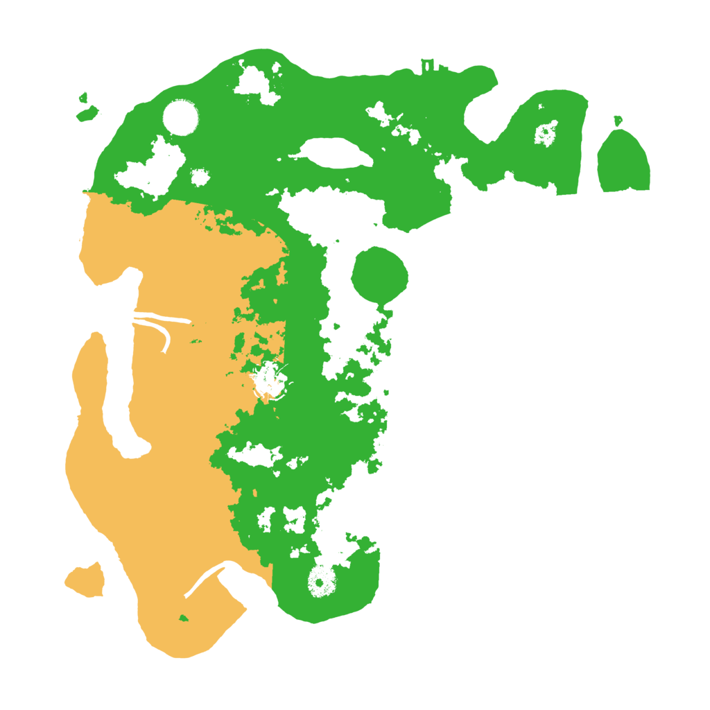 Biome Rust Map: Procedural Map, Size: 3500, Seed: 57801388