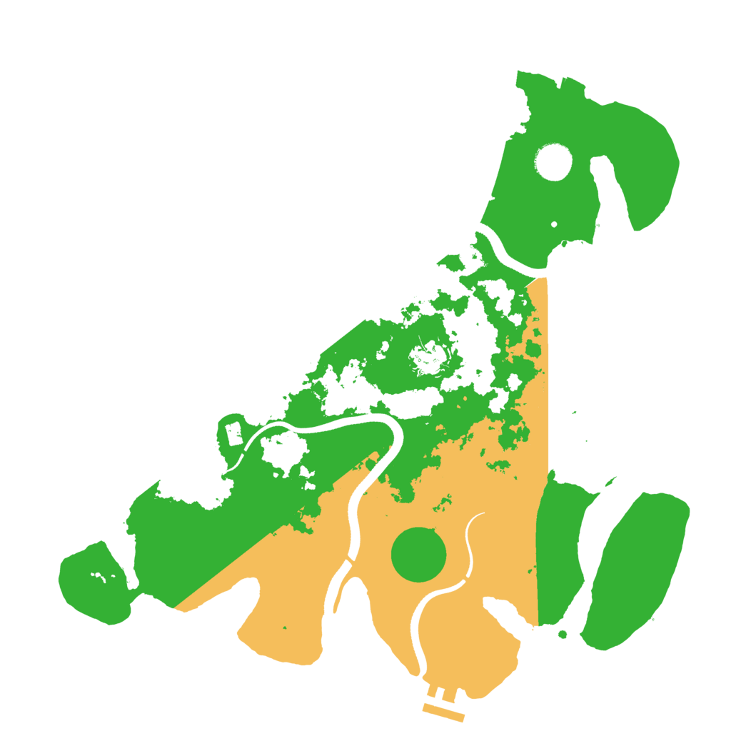 Biome Rust Map: Procedural Map, Size: 3500, Seed: 79021347