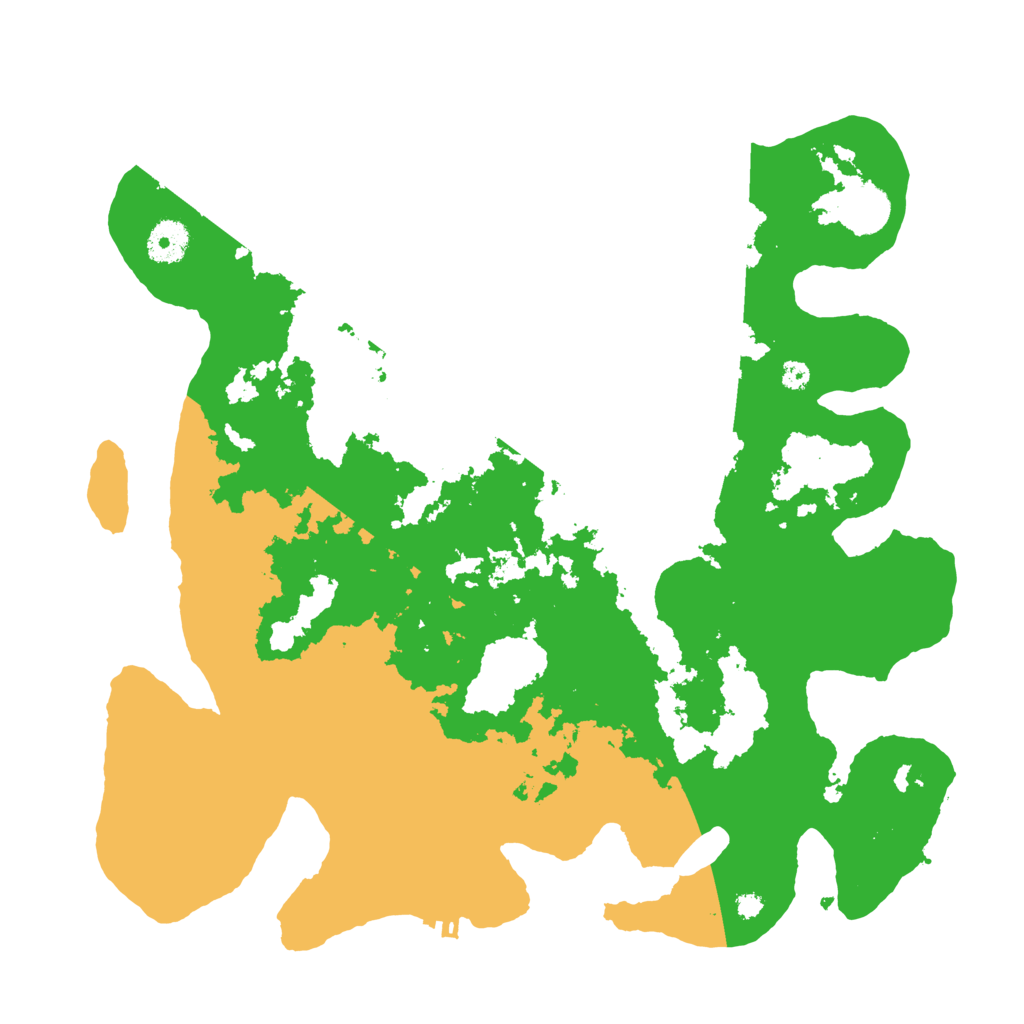 Biome Rust Map: Procedural Map, Size: 3700, Seed: 723415