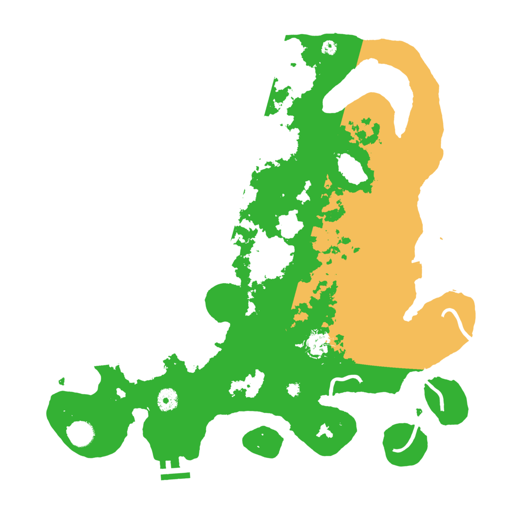 Biome Rust Map: Procedural Map, Size: 3500, Seed: 83566017