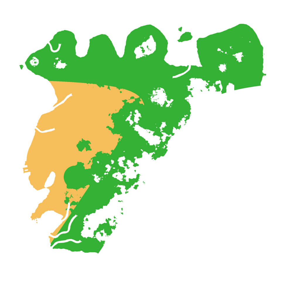 Biome Rust Map: Procedural Map, Size: 3500, Seed: 2026319783