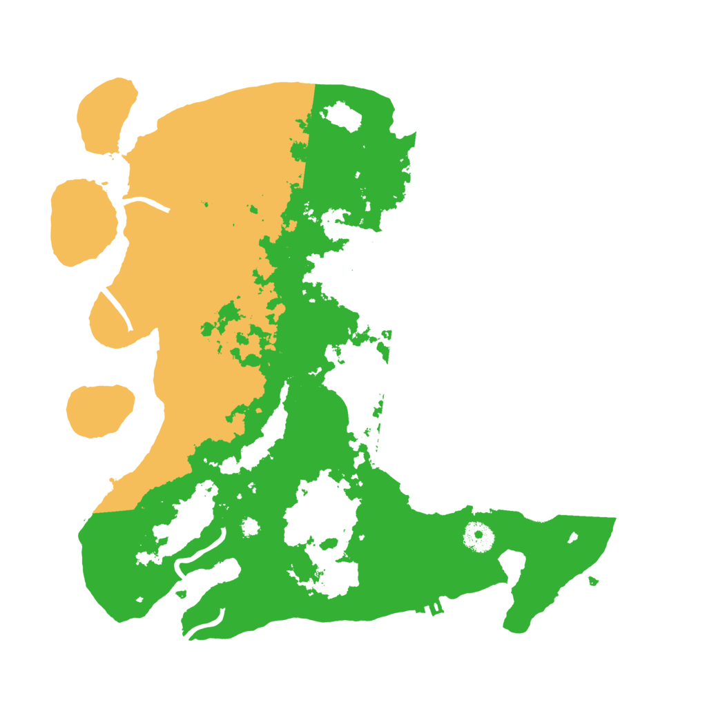 Biome Rust Map: Procedural Map, Size: 3500, Seed: 4717285
