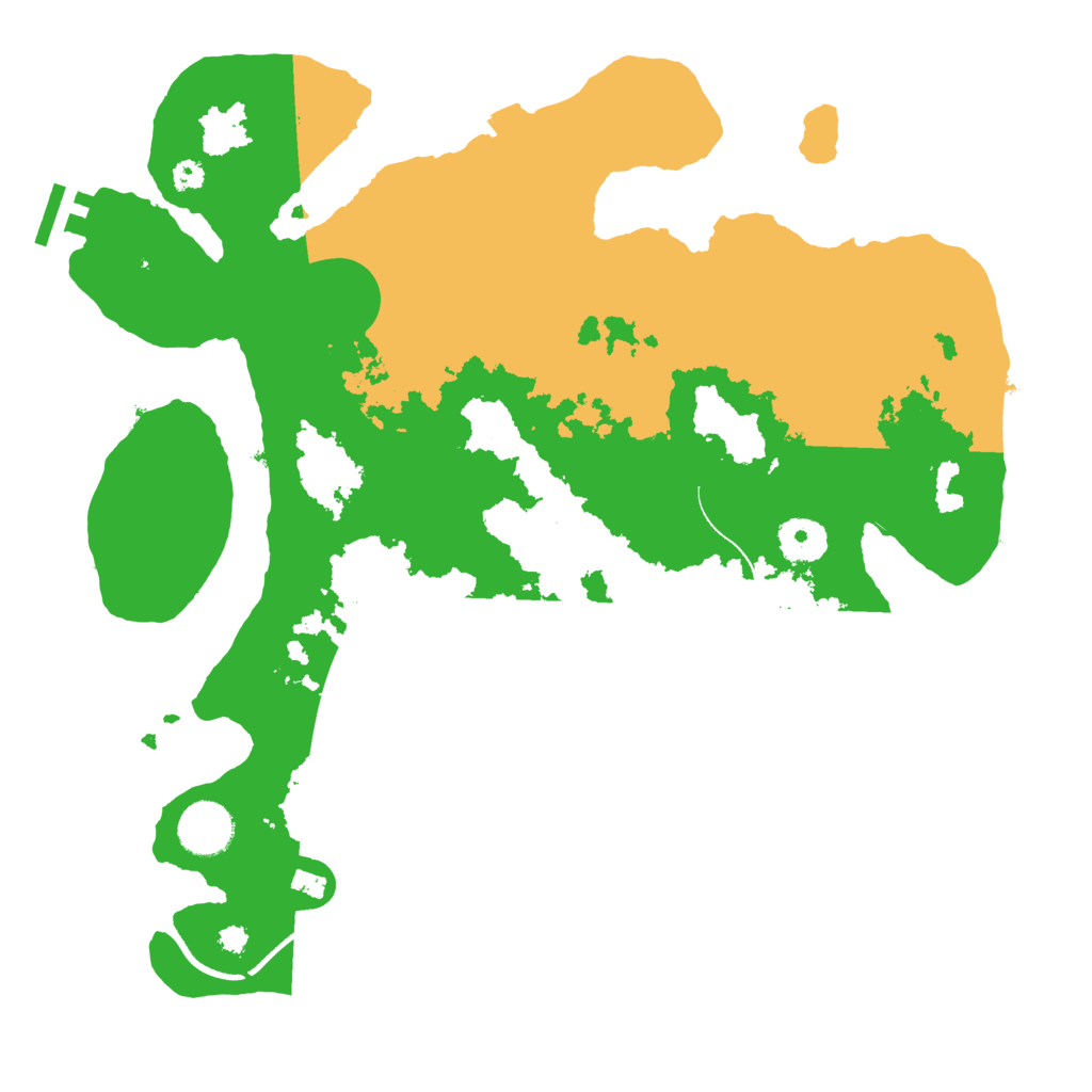 Biome Rust Map: Procedural Map, Size: 3500, Seed: 37178165