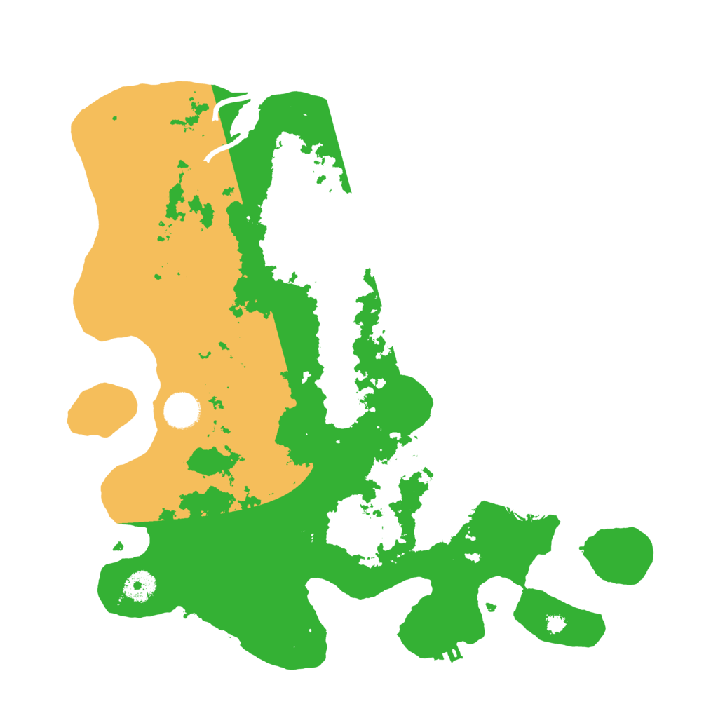 Biome Rust Map: Procedural Map, Size: 3500, Seed: 80878996