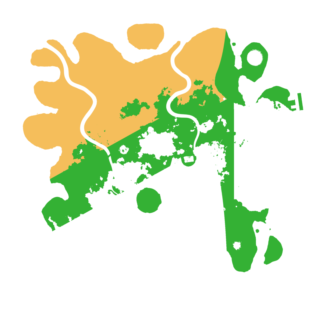 Biome Rust Map: Procedural Map, Size: 3500, Seed: 24133714