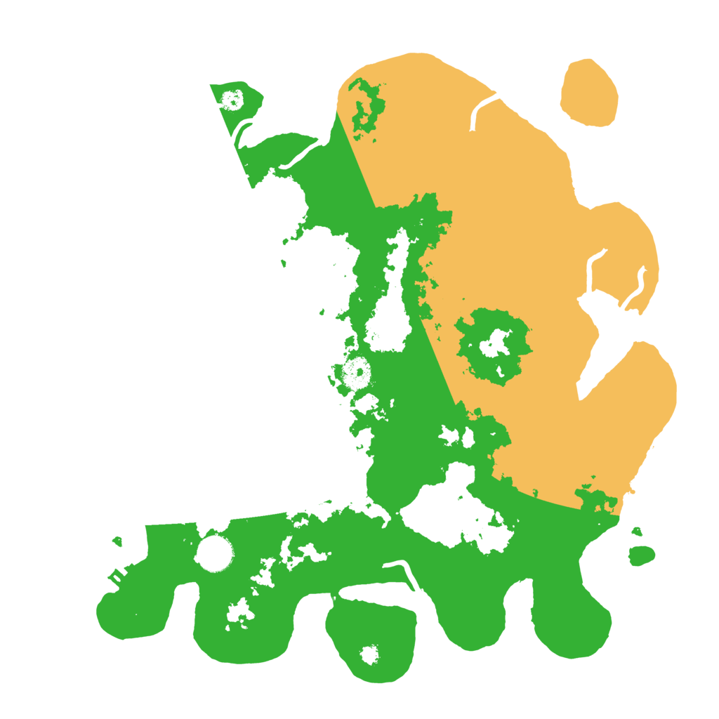 Biome Rust Map: Procedural Map, Size: 3500, Seed: 58085933