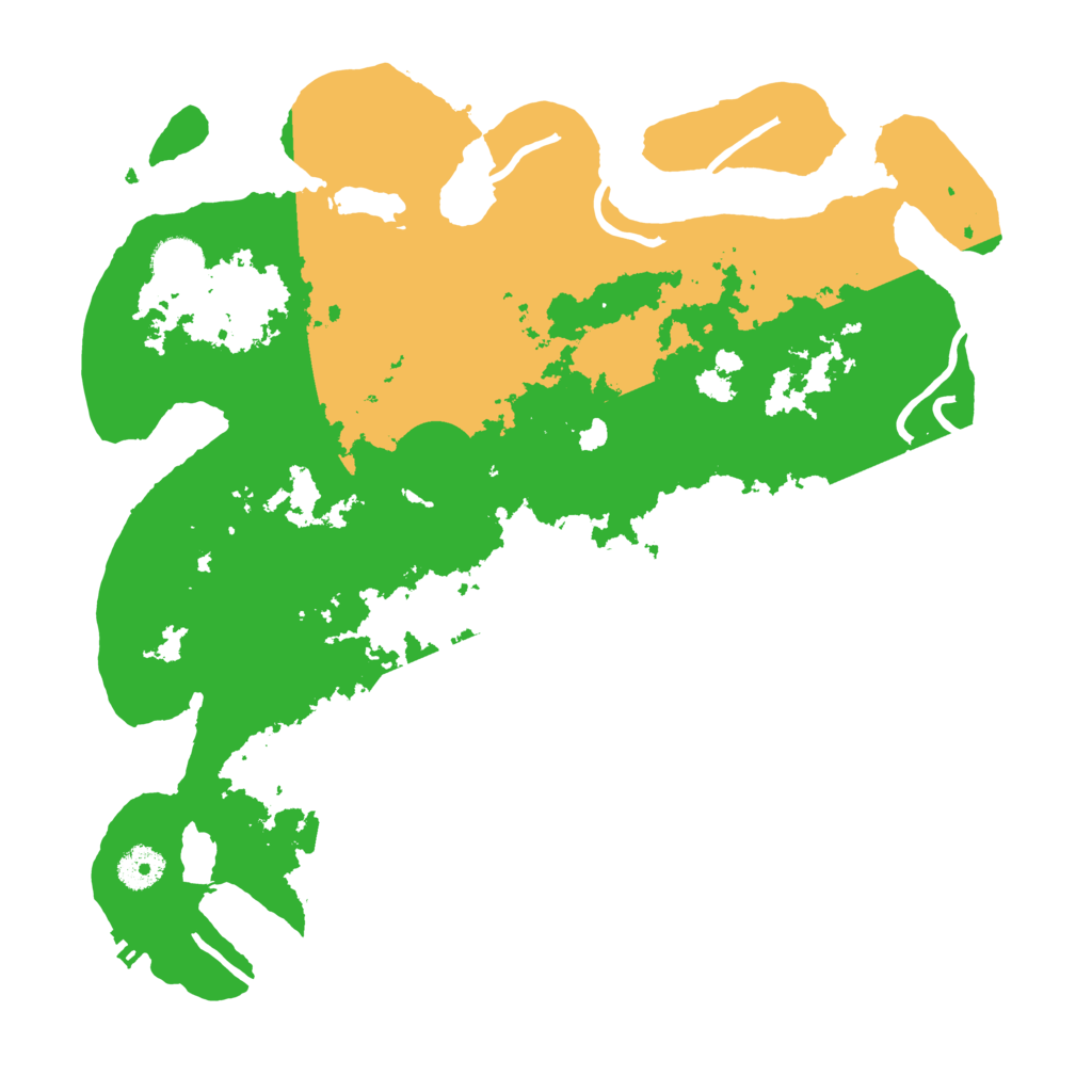 Biome Rust Map: Procedural Map, Size: 3700, Seed: 758